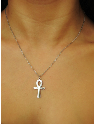 Colar Cruz Ankh